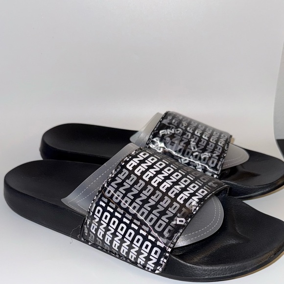 And1 Black Slide Sandals - Picture 1 of 5
